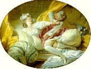 Jean-Honore Fragonard den vackra tjansteflickan oil on canvas